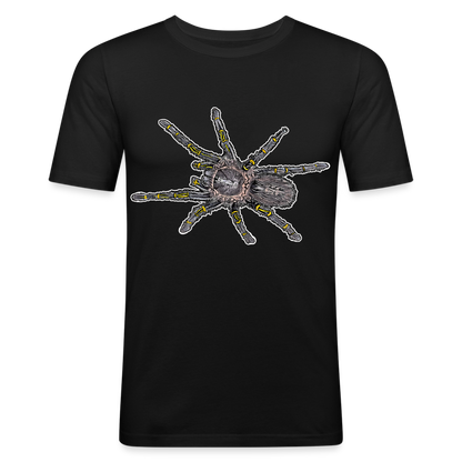 Männer Slim Fit T-Shirt Grammostola pulchripes - Schwarz