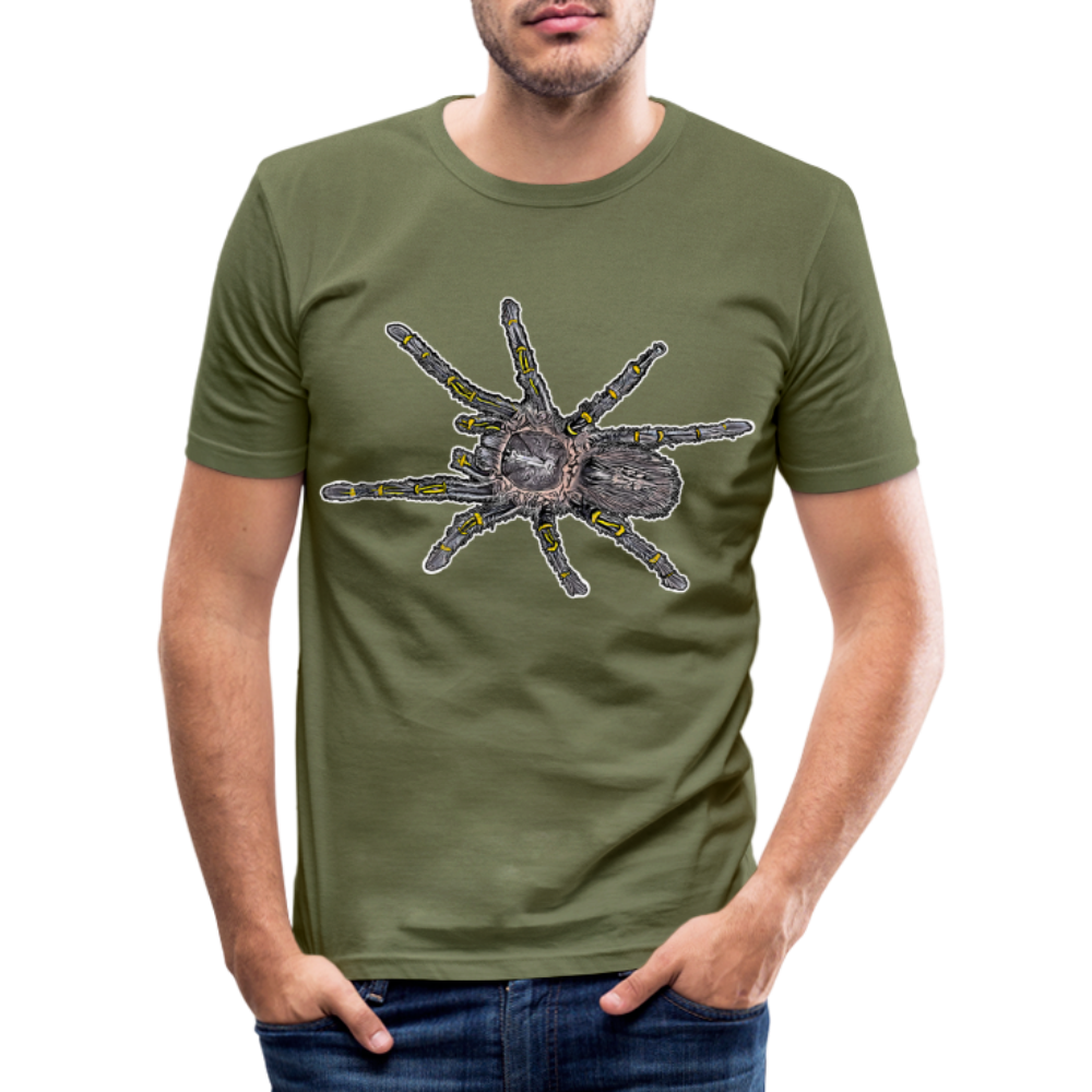 Männer Slim Fit T-Shirt Grammostola pulchripes - khaki Grün