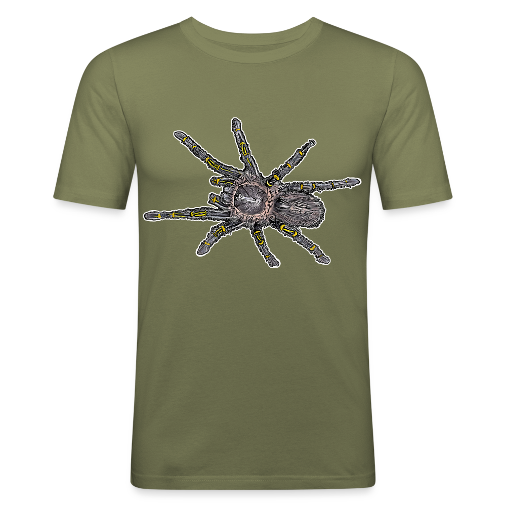 Männer Slim Fit T-Shirt Grammostola pulchripes - khaki Grün