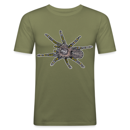 Männer Slim Fit T-Shirt Grammostola pulchripes - khaki Grün
