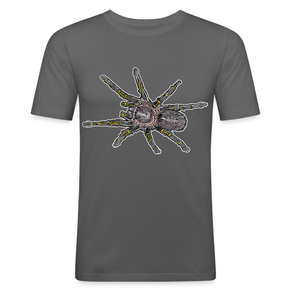 Männer Slim Fit T-Shirt Grammostola pulchripes - Graphite