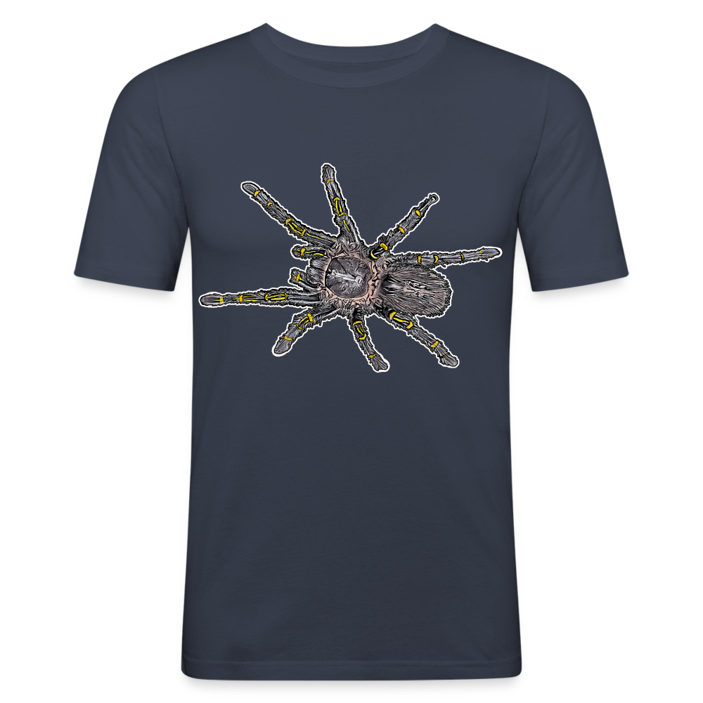Männer Slim Fit T-Shirt Grammostola pulchripes - Navy