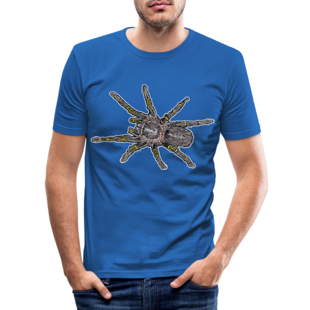 Männer Slim Fit T-Shirt Grammostola pulchripes - Königsblau