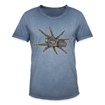 Männer Vintage T-Shirt Grammostola pulchripes - Vintage Denim