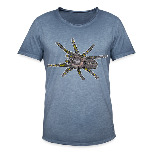 Männer Vintage T-Shirt Grammostola pulchripes - Vintage Denim