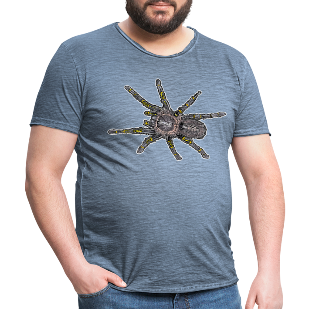 Männer Vintage T-Shirt Grammostola pulchripes - Vintage Denim