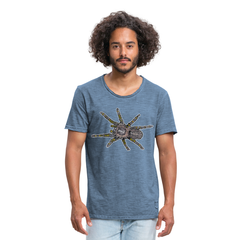 Männer Vintage T-Shirt Grammostola pulchripes - Vintage Denim