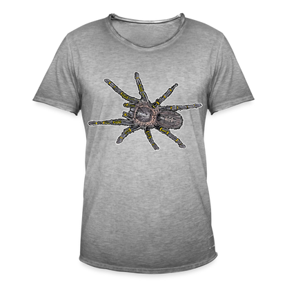 Männer Vintage T-Shirt Grammostola pulchripes - Vintage Grau