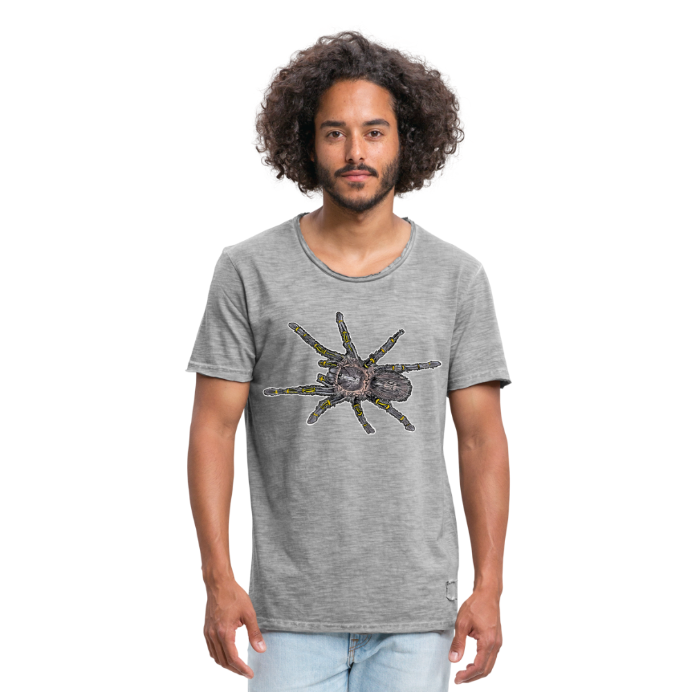 Männer Vintage T-Shirt Grammostola pulchripes - Vintage Grau