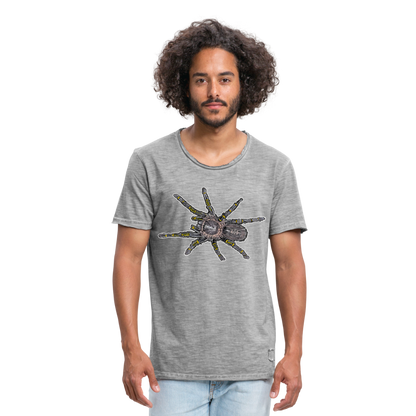 Männer Vintage T-Shirt Grammostola pulchripes - Vintage Grau