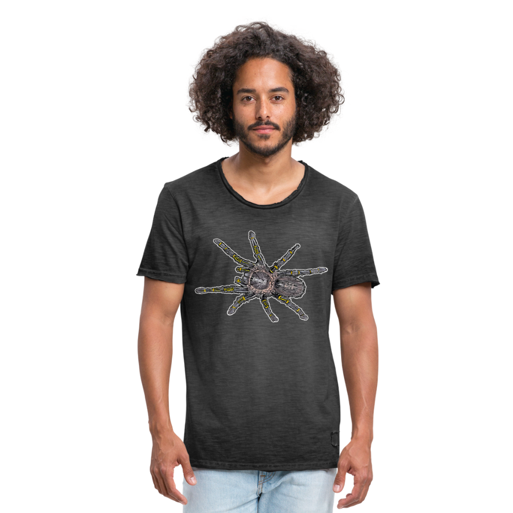 Männer Vintage T-Shirt Grammostola pulchripes - Vintage Schwarz