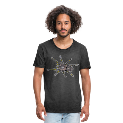 Männer Vintage T-Shirt Grammostola pulchripes - Vintage Schwarz