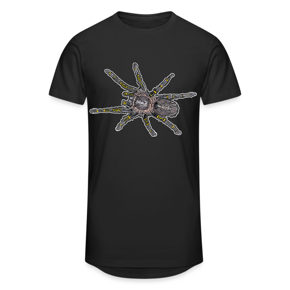 Männer Urban Longshirt Grammostola pulchripes - Schwarz