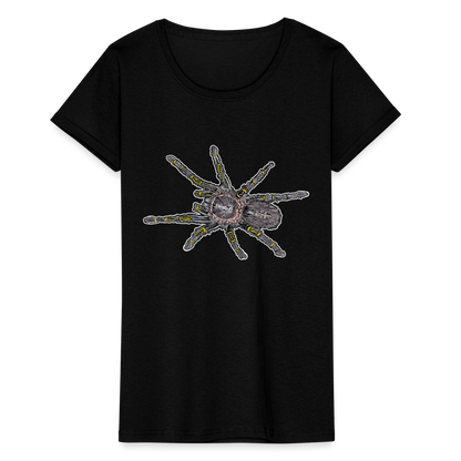 Frauen-Fruit of the Loom T-Shirt - Schwarz