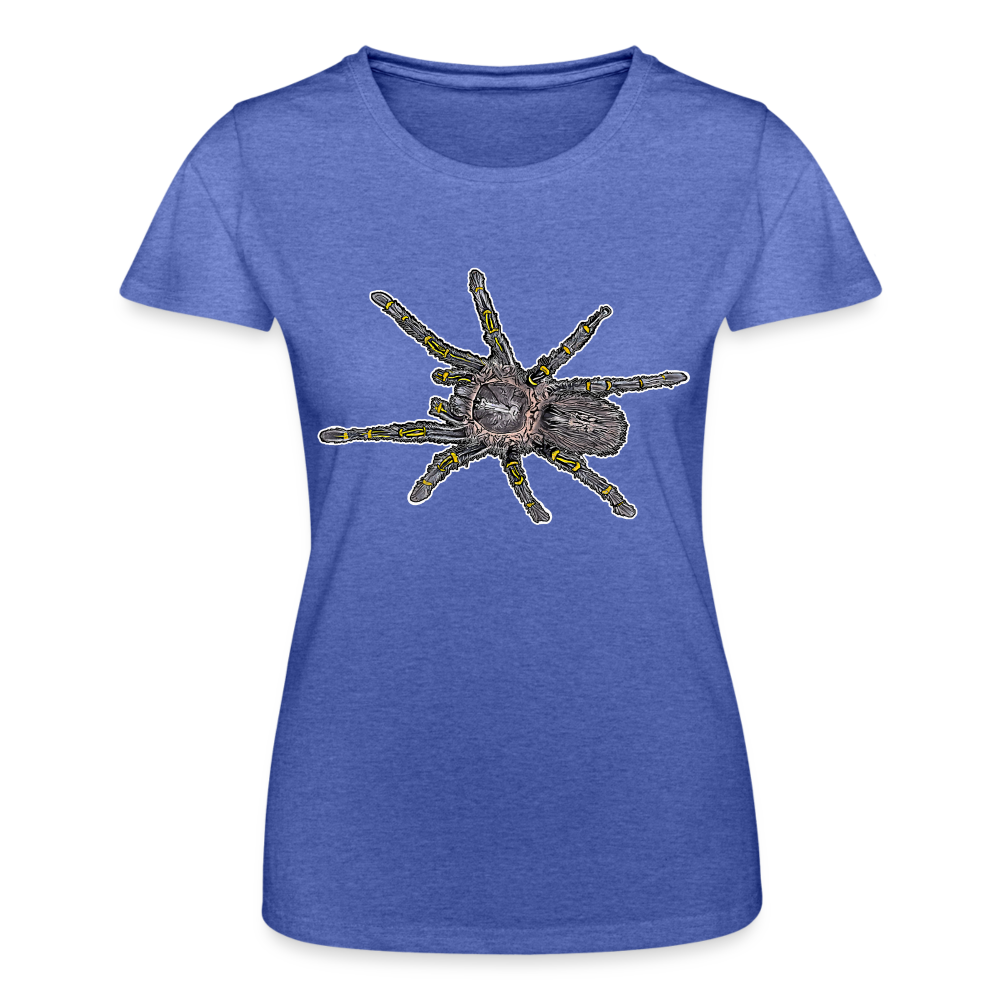 Frauen-Fruit of the Loom T-Shirt - Blau meliert