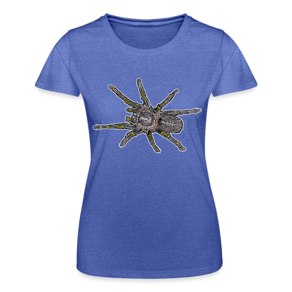 Frauen-Fruit of the Loom T-Shirt - Blau meliert