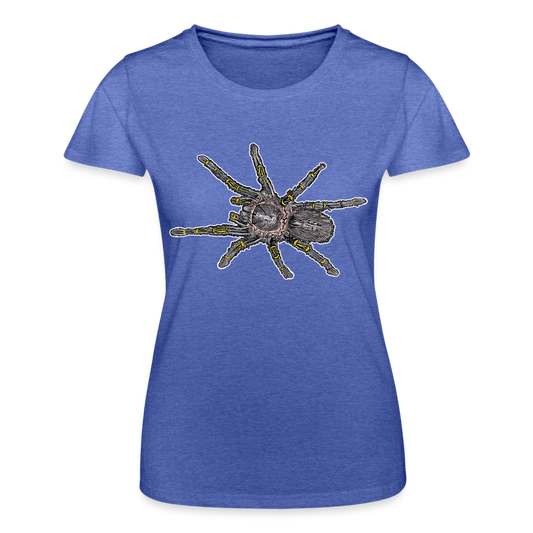Frauen-Fruit of the Loom T-Shirt - Blau meliert