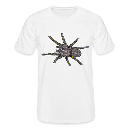 Männer Fruit of the Loom T-Shirt  Grammostola pulchripes - weiß