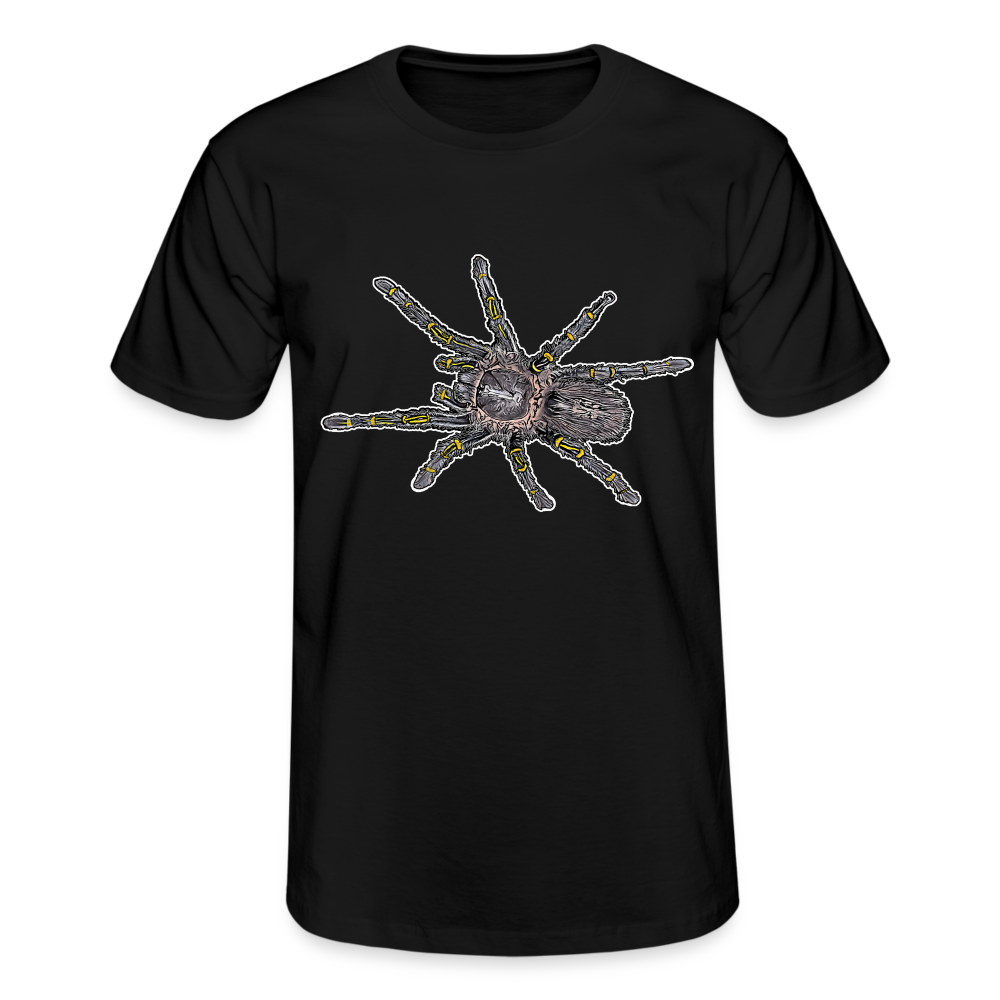 Männer Fruit of the Loom T-Shirt  Grammostola pulchripes - Schwarz