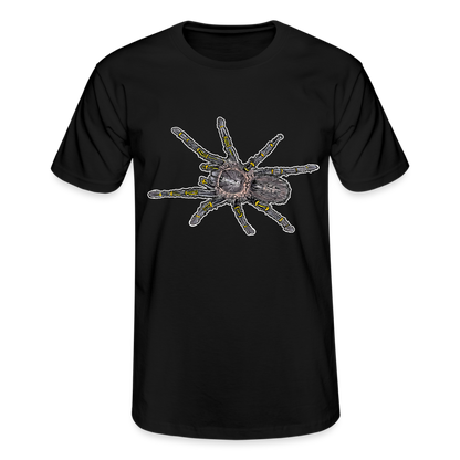 Männer Fruit of the Loom T-Shirt  Grammostola pulchripes - Schwarz