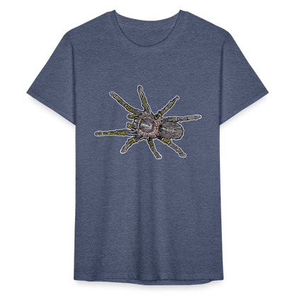 Männer Fruit of the Loom T-Shirt  Grammostola pulchripes - Navy meliert