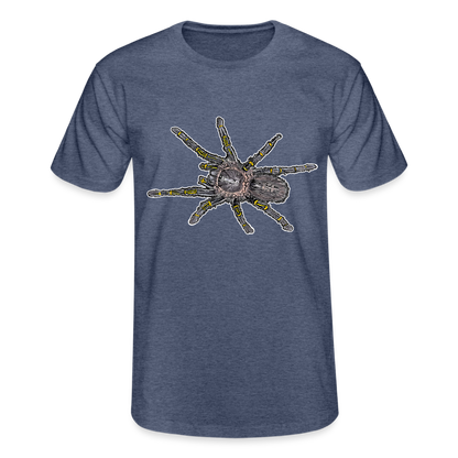 Männer Fruit of the Loom T-Shirt  Grammostola pulchripes - Navy meliert