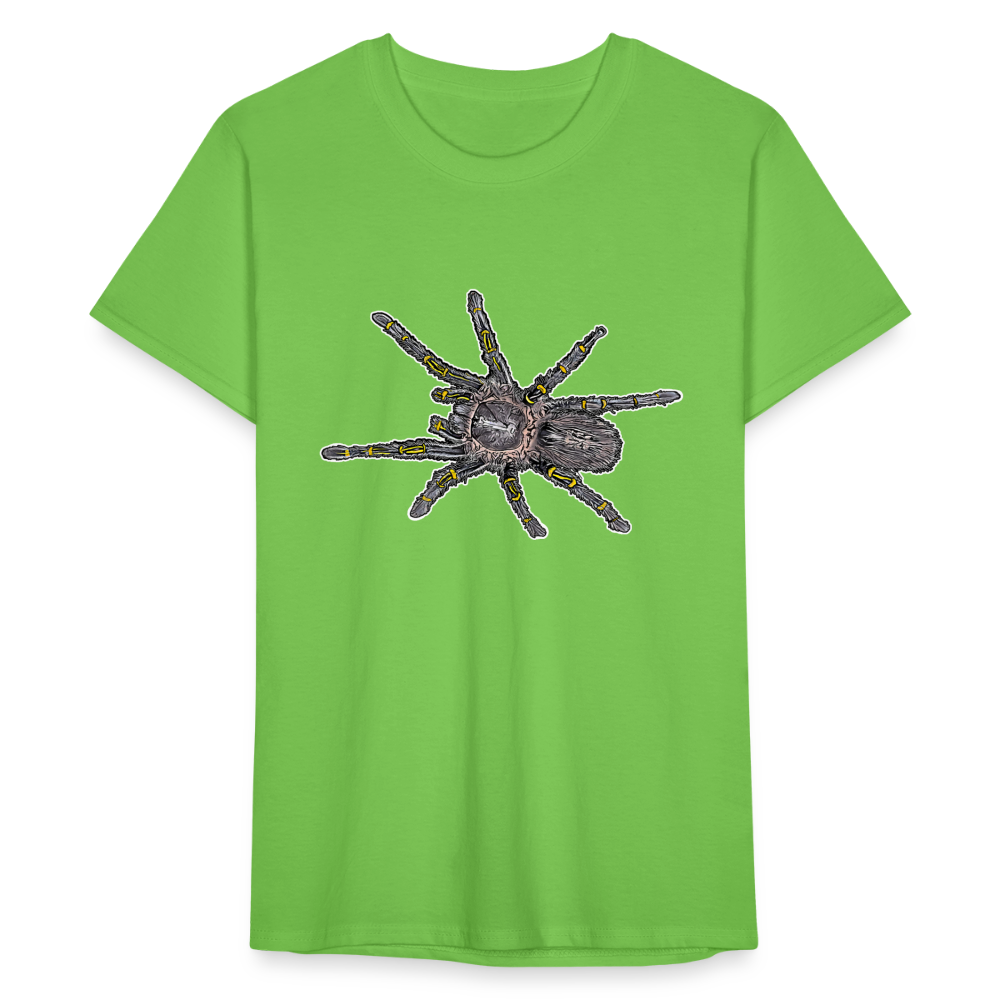 Männer Fruit of the Loom T-Shirt  Grammostola pulchripes - Hellgrün