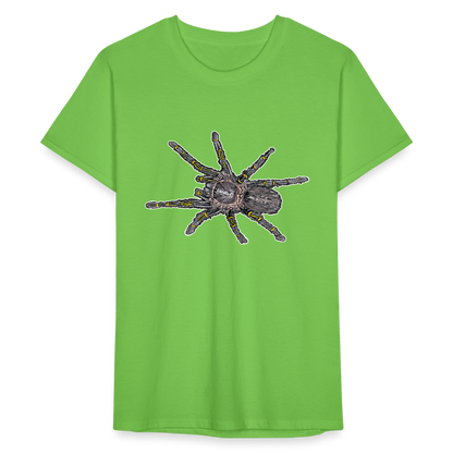 Männer Fruit of the Loom T-Shirt  Grammostola pulchripes - Hellgrün