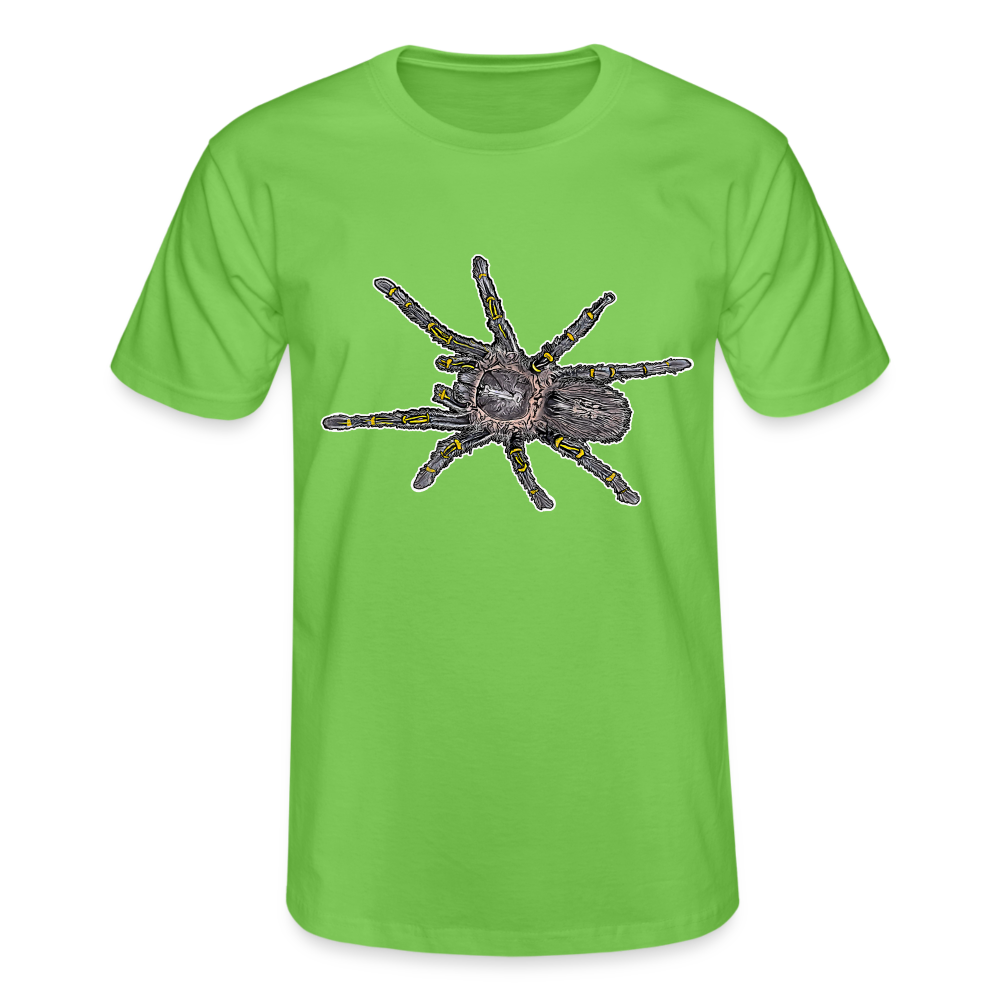 Männer Fruit of the Loom T-Shirt  Grammostola pulchripes - Hellgrün