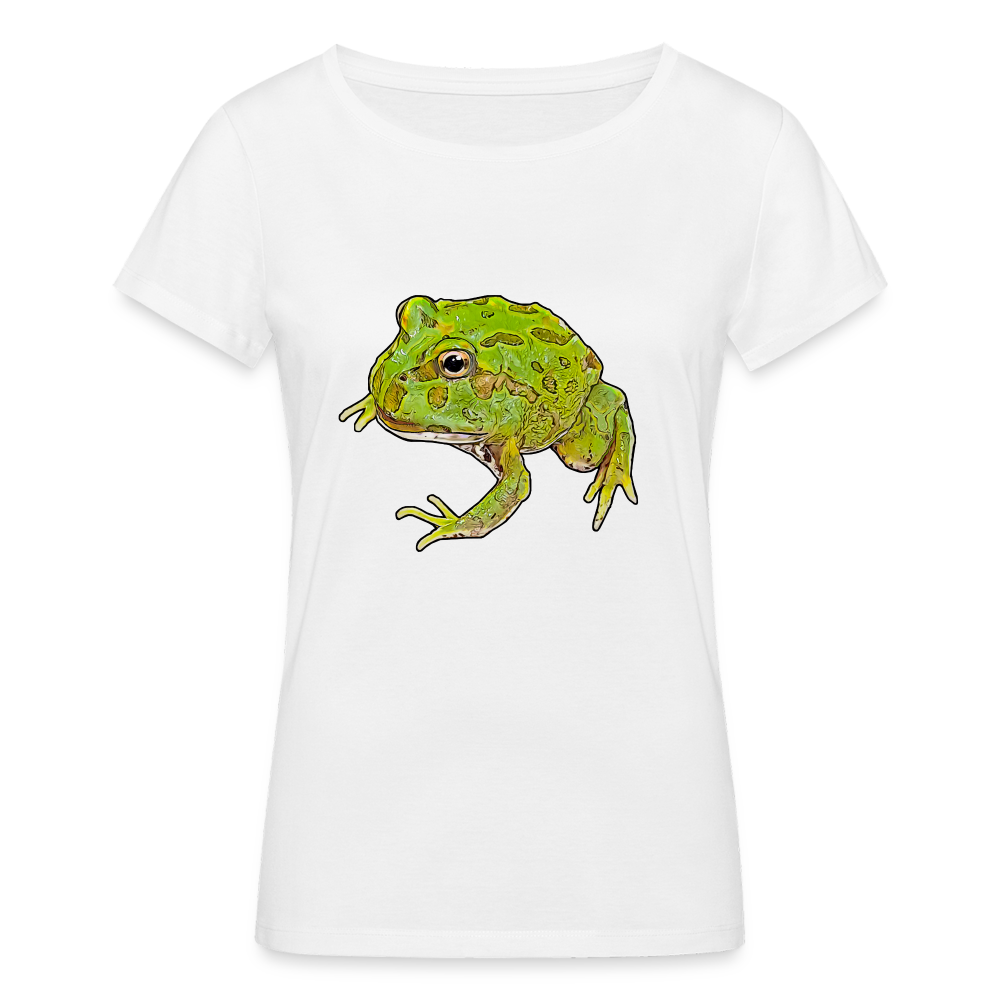 Frauen Stanley & Stella Bio-T-Shirt Ceratophrys cranwelli Peppermint Blue - weiß