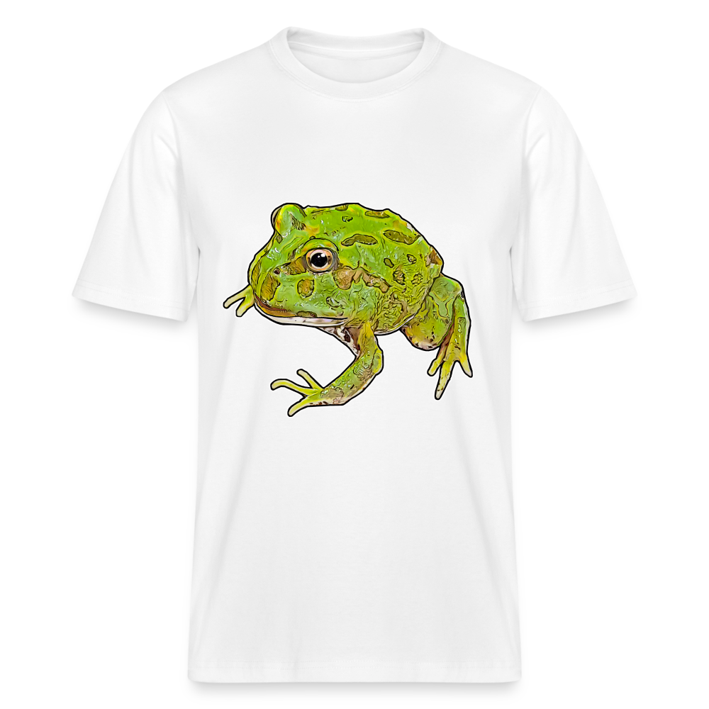 Unisex Stanley & Stella  Bio-T-Shirt Ceratophrys cranwelli Peppermint Blue - weiß