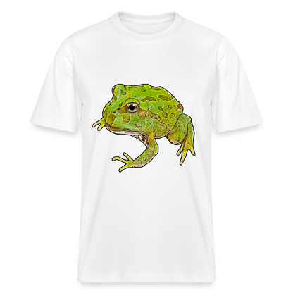 Unisex Stanley & Stella  Bio-T-Shirt Ceratophrys cranwelli Peppermint Blue - weiß