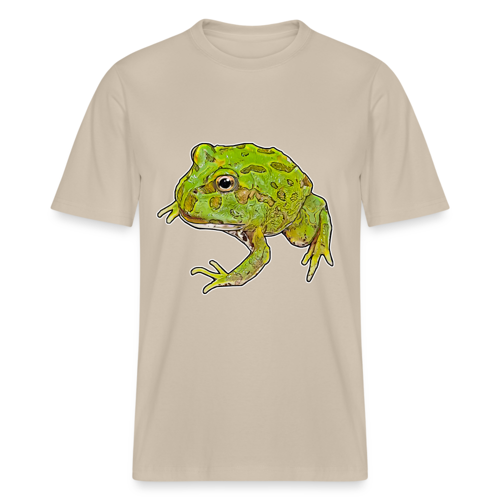 Unisex Stanley & Stella  Bio-T-Shirt Ceratophrys cranwelli Peppermint Blue - Beige