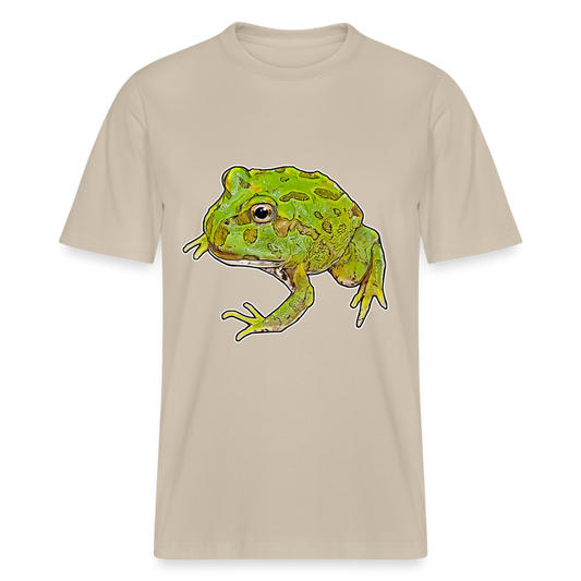 Unisex Stanley & Stella  Bio-T-Shirt Ceratophrys cranwelli Peppermint Blue - Beige