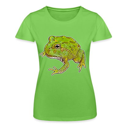 Frauen Fruit of the Loom T-Shirt Ceratophrys cranwelli Peppermint Blue - Hellgrün