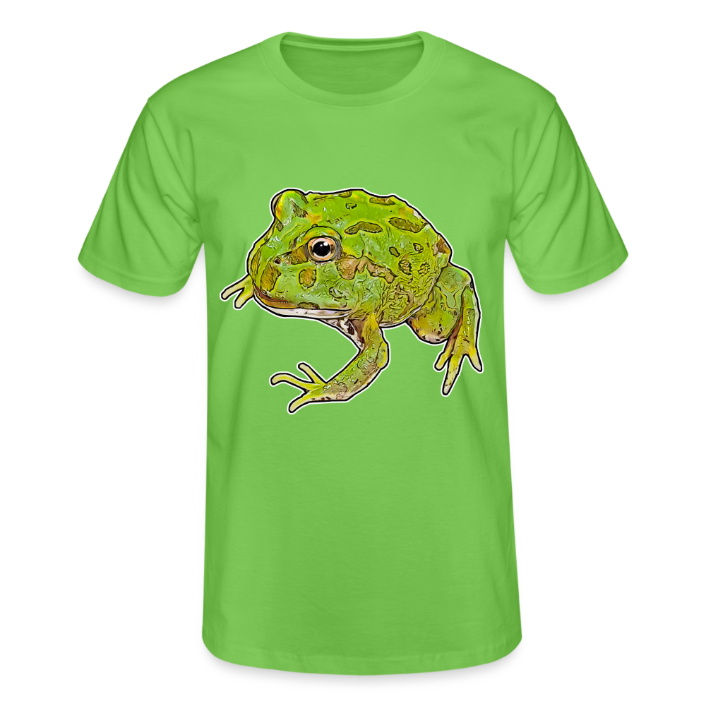 Männer Fruit of the Loom T-Shirt Ceratophrys cranwelli Peppermint Blue - Hellgrün