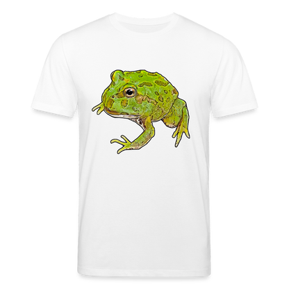 Männer Stanley & Stella Bio-T-Shirt Ceratophrys cranwelli Peppermint Blue - weiß