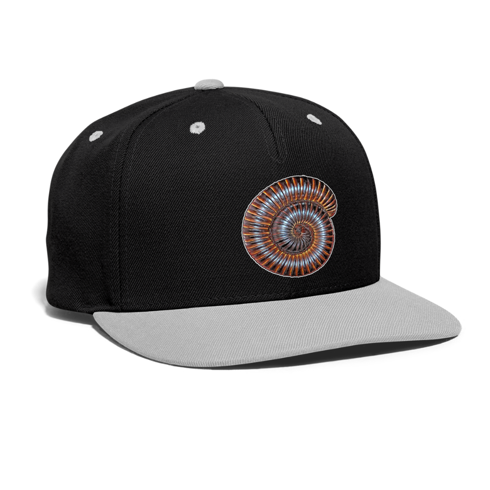 Cappy Kontrast Snapback Archispirostreptus gigas - Schwarz/Grau