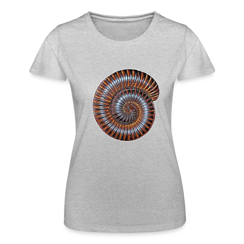 Frauen Fruit of the Loom T-Shirt Archispirostreptus gigas - Grau meliert