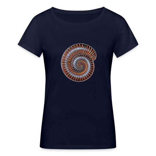 Frauen Stanley & Stella Bio-T-Shirt Archispirostreptus gigas - Navy