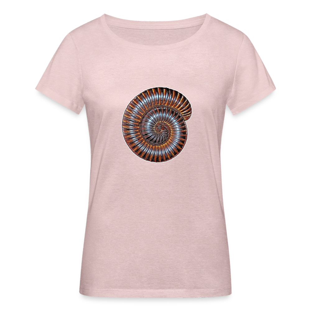 Frauen Stanley & Stella Bio-T-Shirt Archispirostreptus gigas - Rosa-Creme meliert