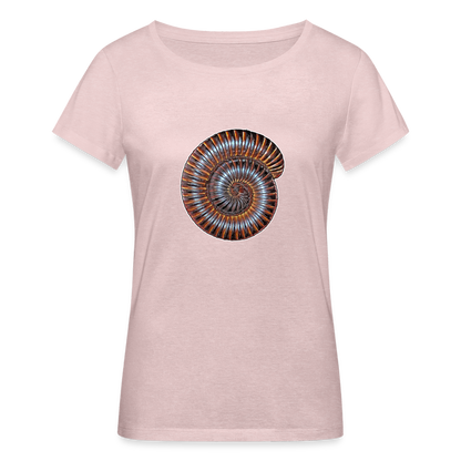 Frauen Stanley & Stella Bio-T-Shirt Archispirostreptus gigas - Rosa-Creme meliert