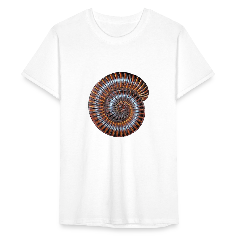 Männer Fruit of the Loom T-Shirt Archispirostreptus gigas - weiß