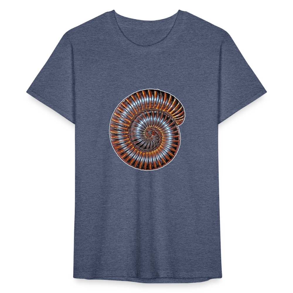 Männer Fruit of the Loom T-Shirt Archispirostreptus gigas - Navy meliert