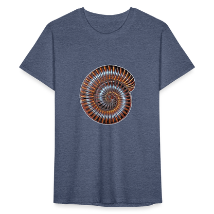 Männer Fruit of the Loom T-Shirt Archispirostreptus gigas - Navy meliert