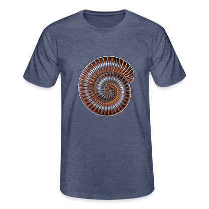 Männer Fruit of the Loom T-Shirt Archispirostreptus gigas - Navy meliert