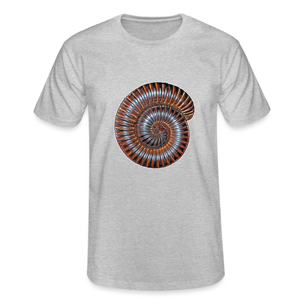 Männer Fruit of the Loom T-Shirt Archispirostreptus gigas - Grau meliert
