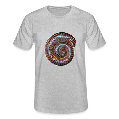 Männer Fruit of the Loom T-Shirt Archispirostreptus gigas - Grau meliert
