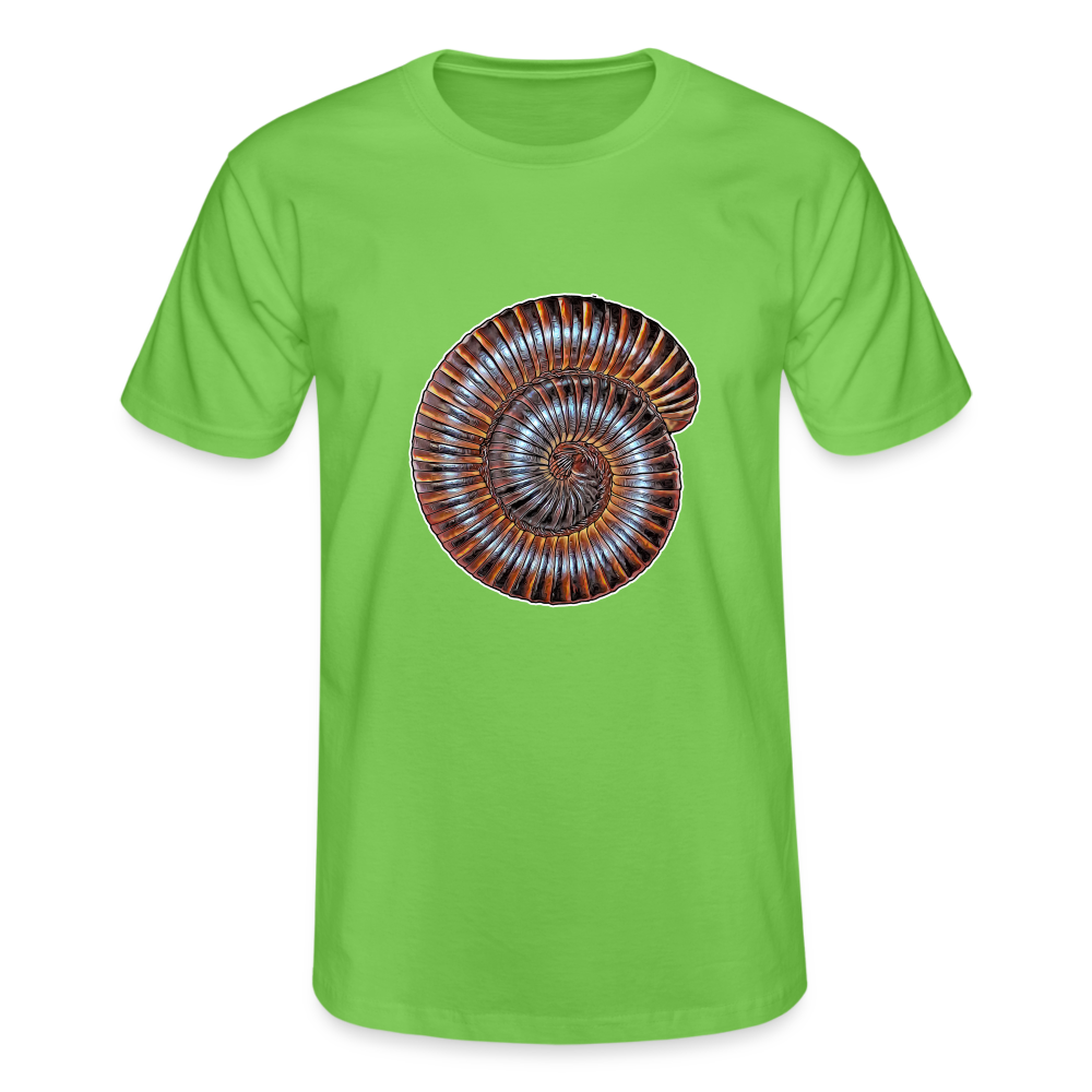 Männer Fruit of the Loom T-Shirt Archispirostreptus gigas - Hellgrün