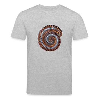 Männer Stanley & Stella Bio-T-Shirt Archispirostreptus gigas - Grau meliert